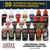 image:imageThe Army Painter Historical WWII American Paint Set 20 x 18 ml Warpaints Fanatic 14 Acrylic 4 Washes 1 Effect amp 1 Metallic Miniature Paint for US Armed Forces in World War II