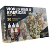 image:imageThe Army Painter Historical WWII American Paint Set 20 x 18 ml Warpaints Fanatic 14 Acrylic 4 Washes 1 Effect amp 1 Metallic Miniature Paint for US Armed Forces in World War II
